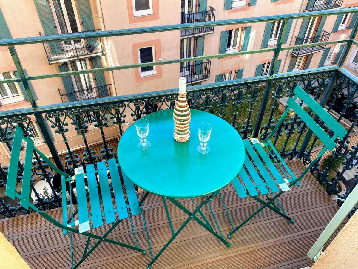 Sunny&calm 2 bed apartment place du Pin Nice Extérieur photo